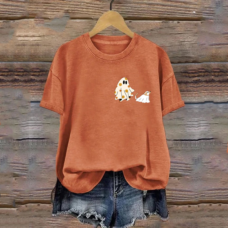 Comfort Colors Сute Ghost Dog T-Shirt