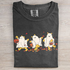 Retro Pooh Ghost Halloween T-shirt