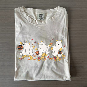 Retro Pooh Ghost Halloween T-shirt