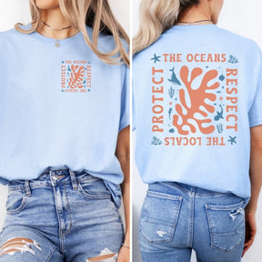 "Protect the Ocean" and "Respect the Locals"