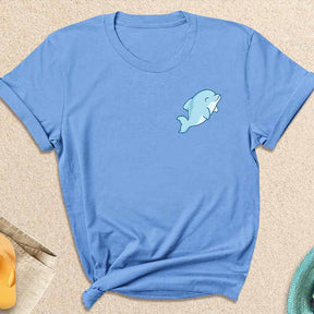 Pocket The Cute Dolphin Of  Animal Lover Gift T-Shirt