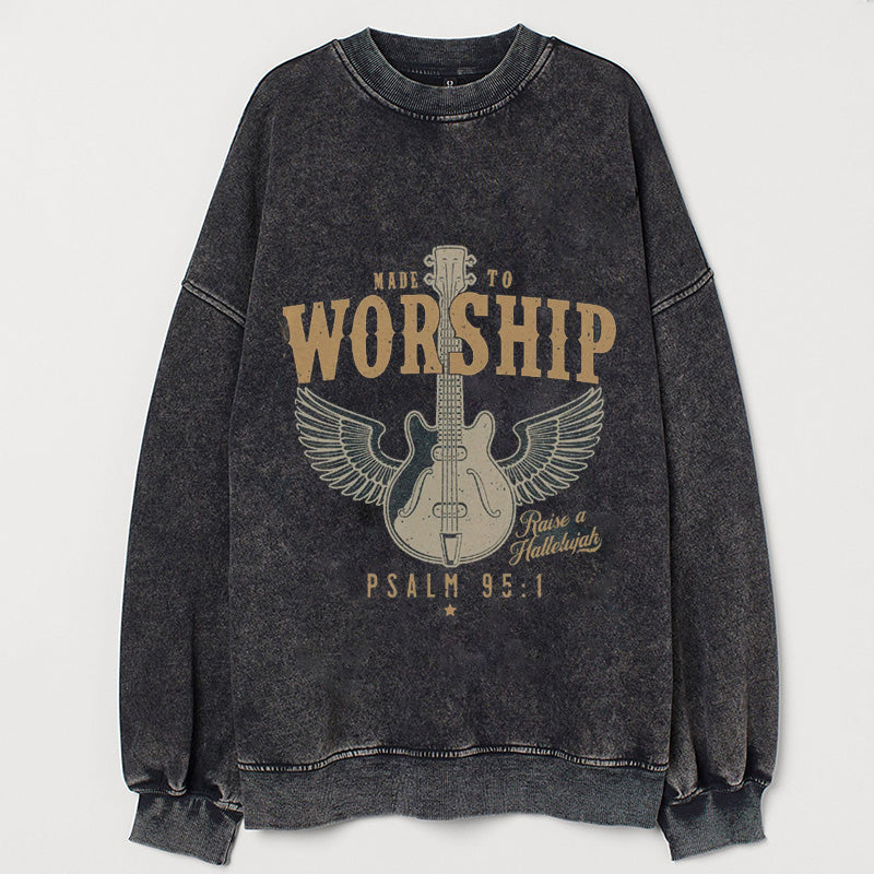 Psalm 95 Faith Vintage Sweatshirt