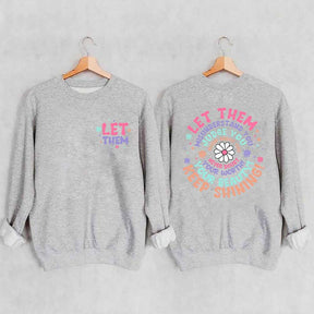 Let Them Women Sunflower Sweatshirt