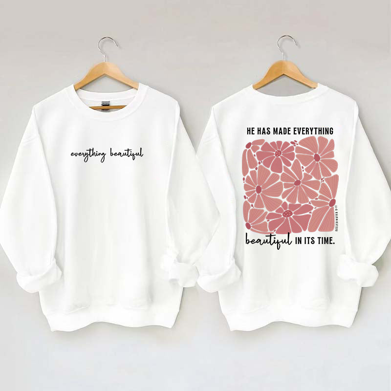 He Has Made Everything Beautiful Religious Sweatshirt