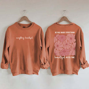 He Has Made Everything Beautiful Religious Sweatshirt