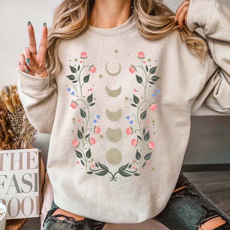 Boho Moon Spiritual Sweatshirt