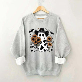 Western Halloween Cowboy Ghost Sweatshirt