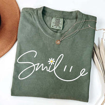 Be Happy Daisy Smile Aesthetic T-Shirt