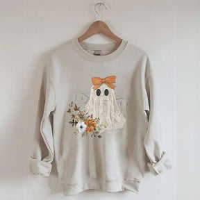 Halloween Lace Ghost Sweatshirt