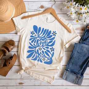 Boho Wildflowers Flower Market Matisse T-Shirt