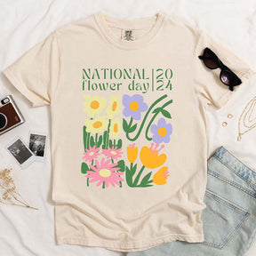 National Flower Day Botanical Lover T-Shirt