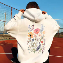 Wildflower Pastel color Flower Lover Hoodie