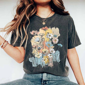 Comfort Colors Wildflowers Boho Gardener T-Shirt