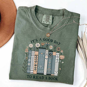 Floral  Its A Good Day To Read A Book T-Shirt