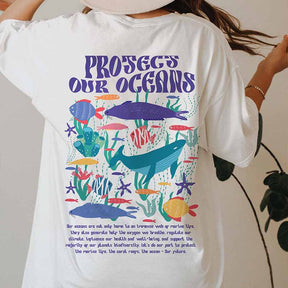 Protects Our Oceans  Fashion T-Shirt