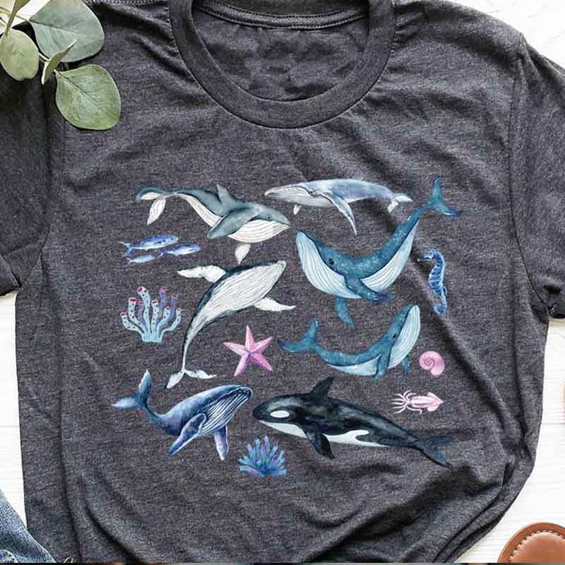 90s Tattoo Sea Animal T- shirt