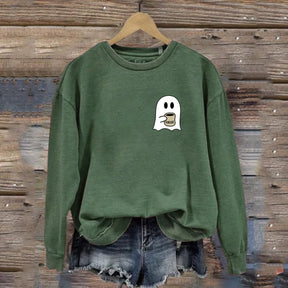 Cute Spooky Coffee Sweatshirt