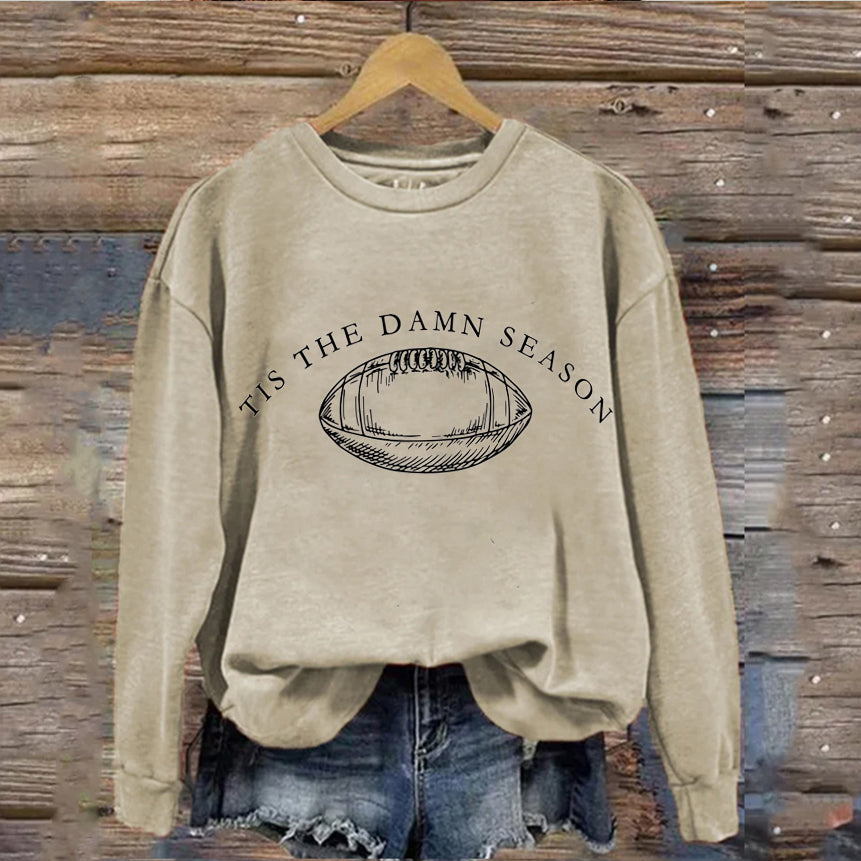 Tis The Damn Season Football Sweatshirt