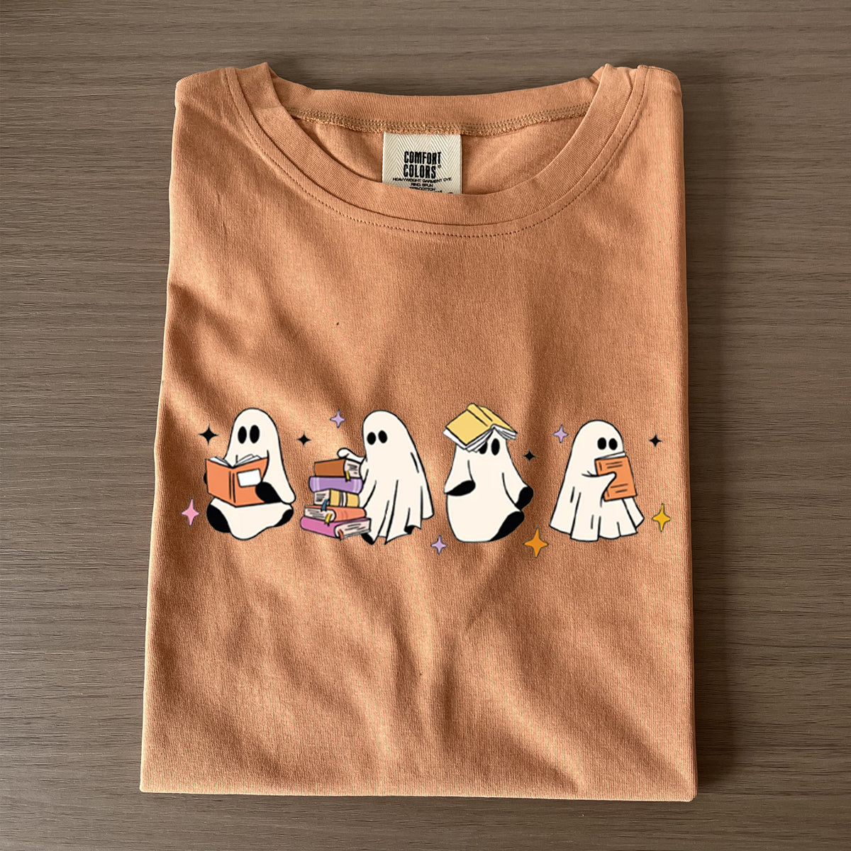 Ghosts Reading Books T-Shirt