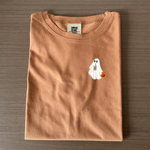 Comfort Colors Сute Ghost Coffee T-Shirt