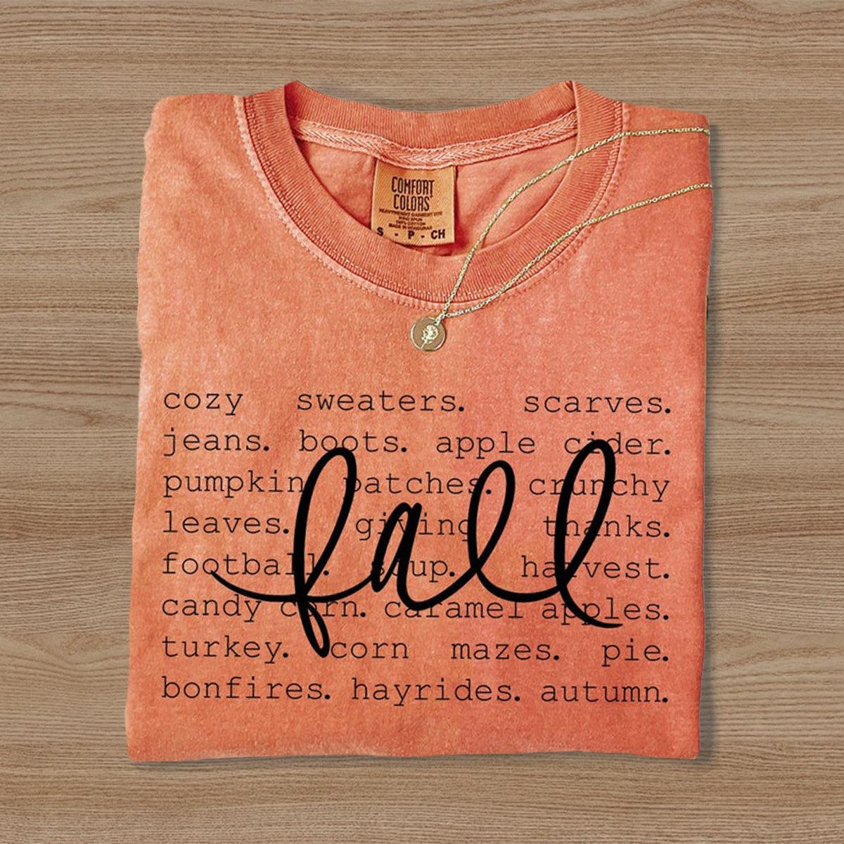 Fall Words T-shirt