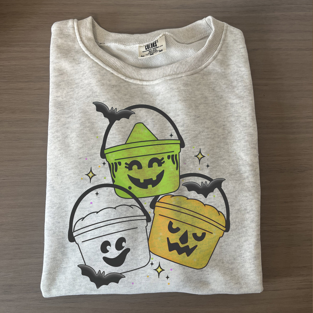 Vintage Halloween Happy Meal Bucket Sweatshirt