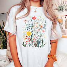 Colorful Wildflower Bouquet T-Shirt