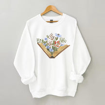 Wildflowers Book Sweatshirt