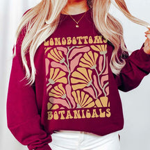 Boho Floral Longbottoms Botanicals Sweatshirt