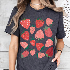 Cute Strawberry Fruit Gift T-Shirt