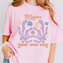 Boho Flower Colorful Spring Summer T-Shirt