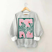 Bright Abstract Flower Botanical Sweatshirt