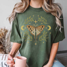 Midnight Moth & Moons Mystical Butterfly T-Shirt