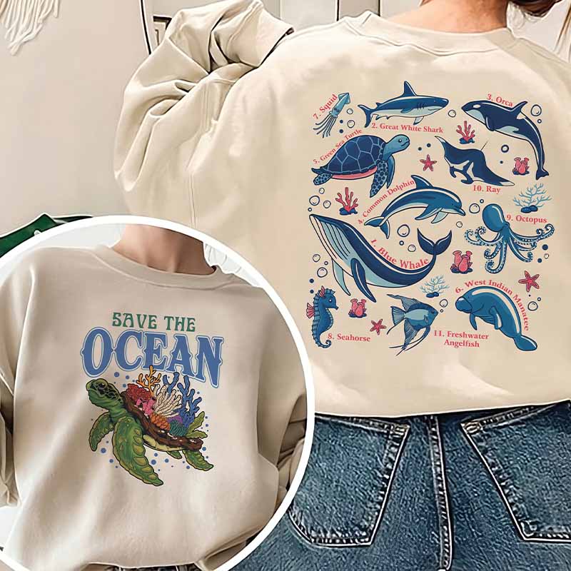 Save The Ocean Sweatshirt