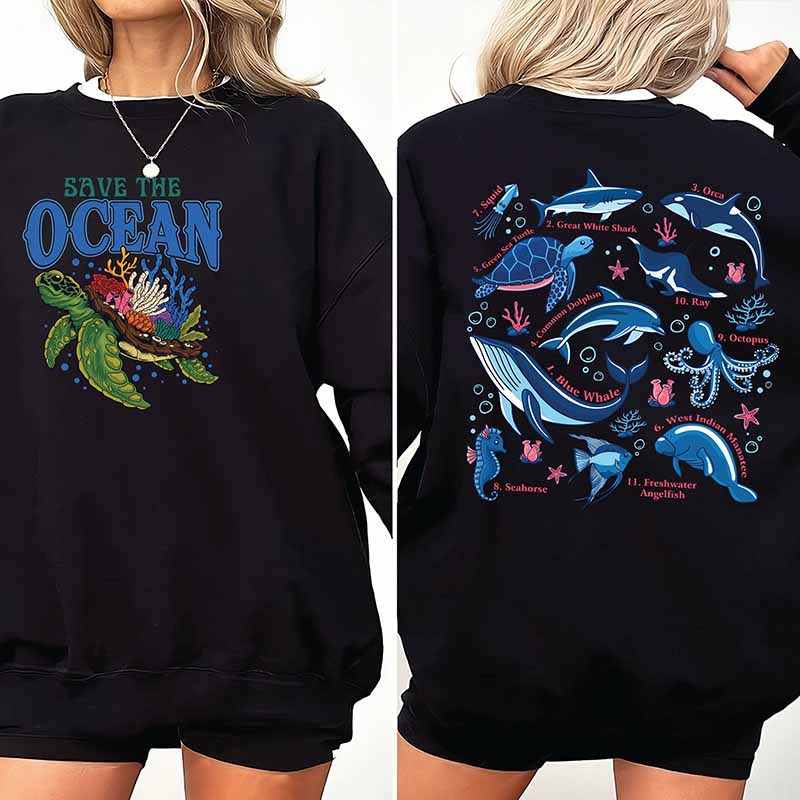 Save The Ocean Sweatshirt