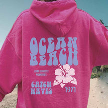 Save the ocean Preppy Hoodie