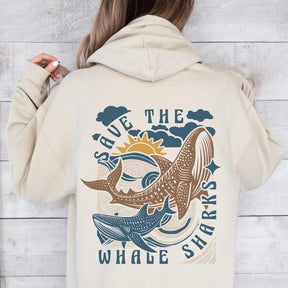 Whale Shark Hoodie for Ocean Conservation and Shark Protection