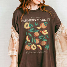 Vintage Peaches Botanical Prunus persica T-Shirt