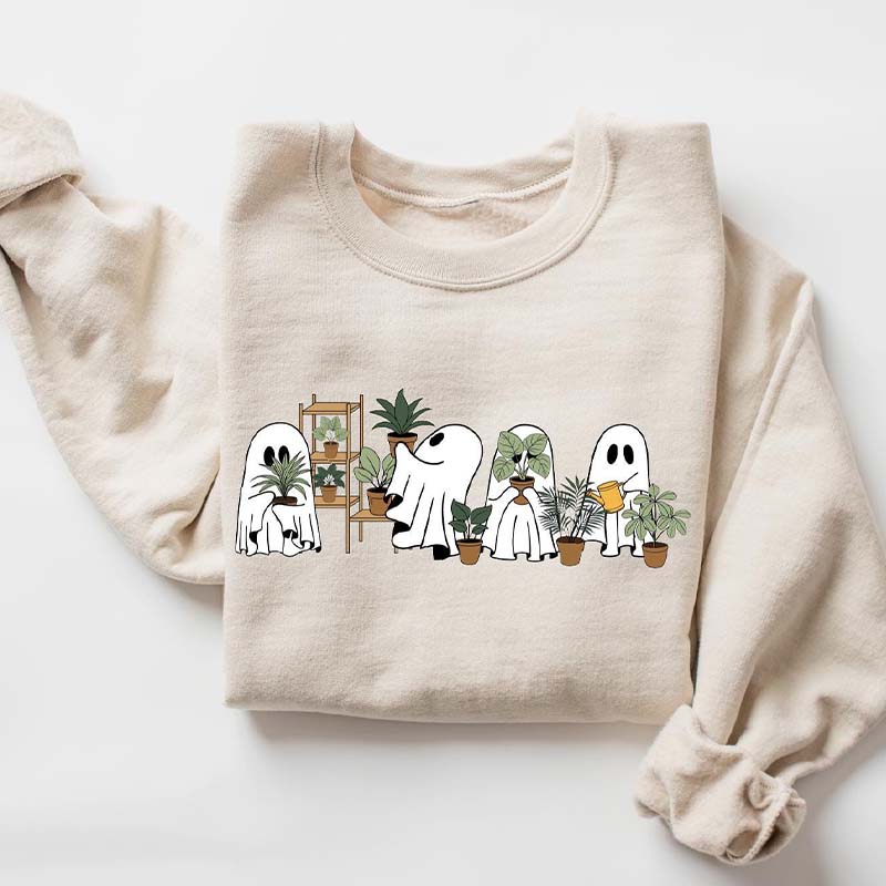 Cute Ghost Plant Sweatshirt