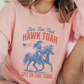 USA Hawk Tuah Sweatshirt