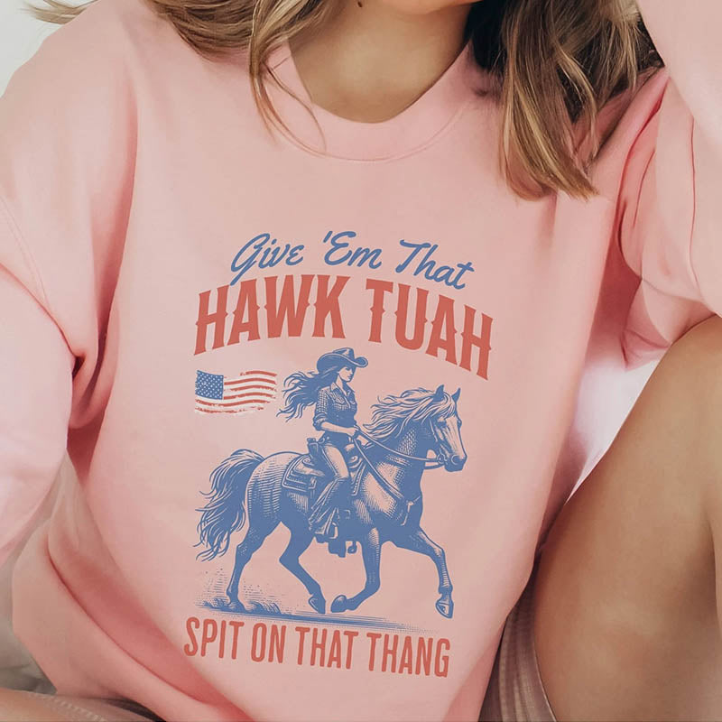 USA Hawk Tuah Sweatshirt