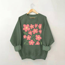 Pink Flower Market Honolulu Sweatshirt