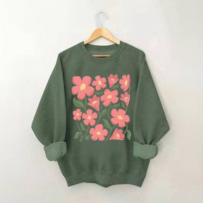 Pink Flower Market Honolulu Sweatshirt