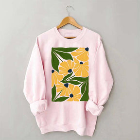 Flower Market Colorful Abstract Botanical Sweatshirt