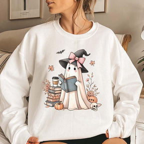 Bookish Ghost Pumpkin Sweatshirt