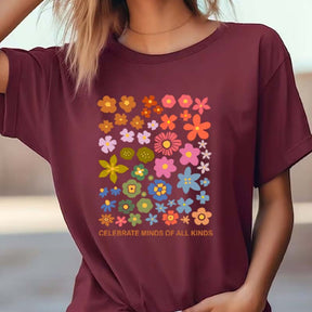 Autism Awareness Special Flowers T-Shirt