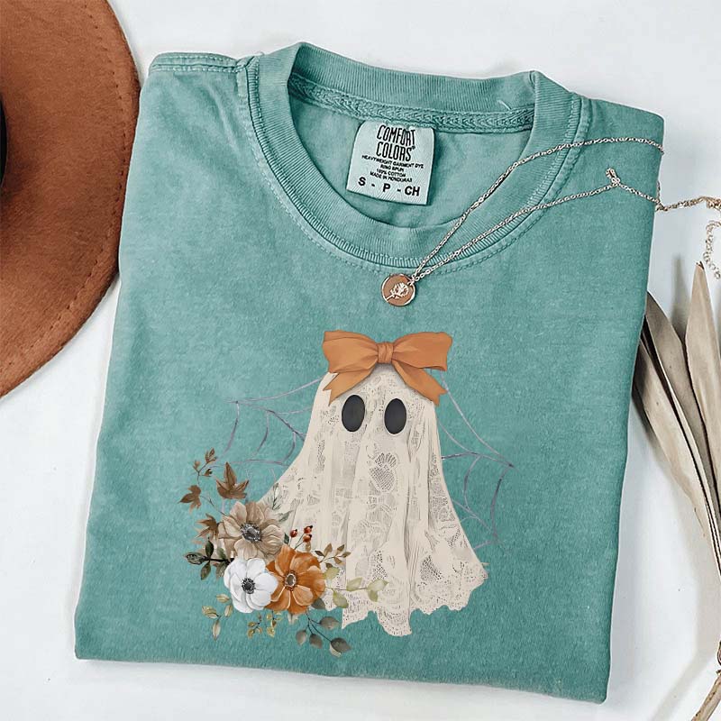 Halloween Lace Ghost T-Shirt