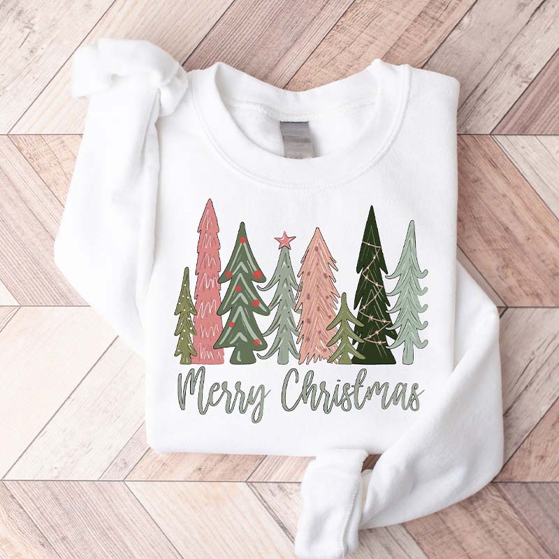 Merry Christmas Tree Sweatshirt