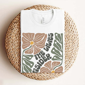 Floral Minimalist Boho Lilies Religious T-Shirt