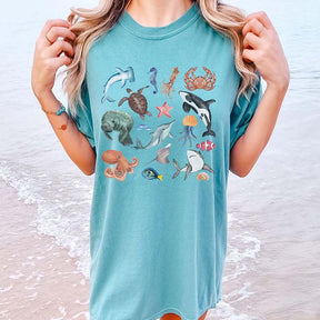 Oceancore Sea Animal  Gift For Marine Biologist T-Shirt